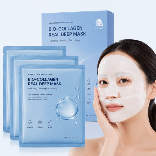 Korean Glass Skin Mask For Deep Hydration Wrapping Peel Off Facial Mask Pack (Pack of 4)